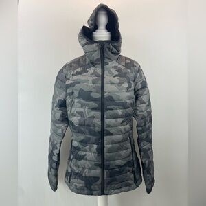 Columbia White Out II Omni Heat Hooded Jacket Puffer Camouflage, Medium